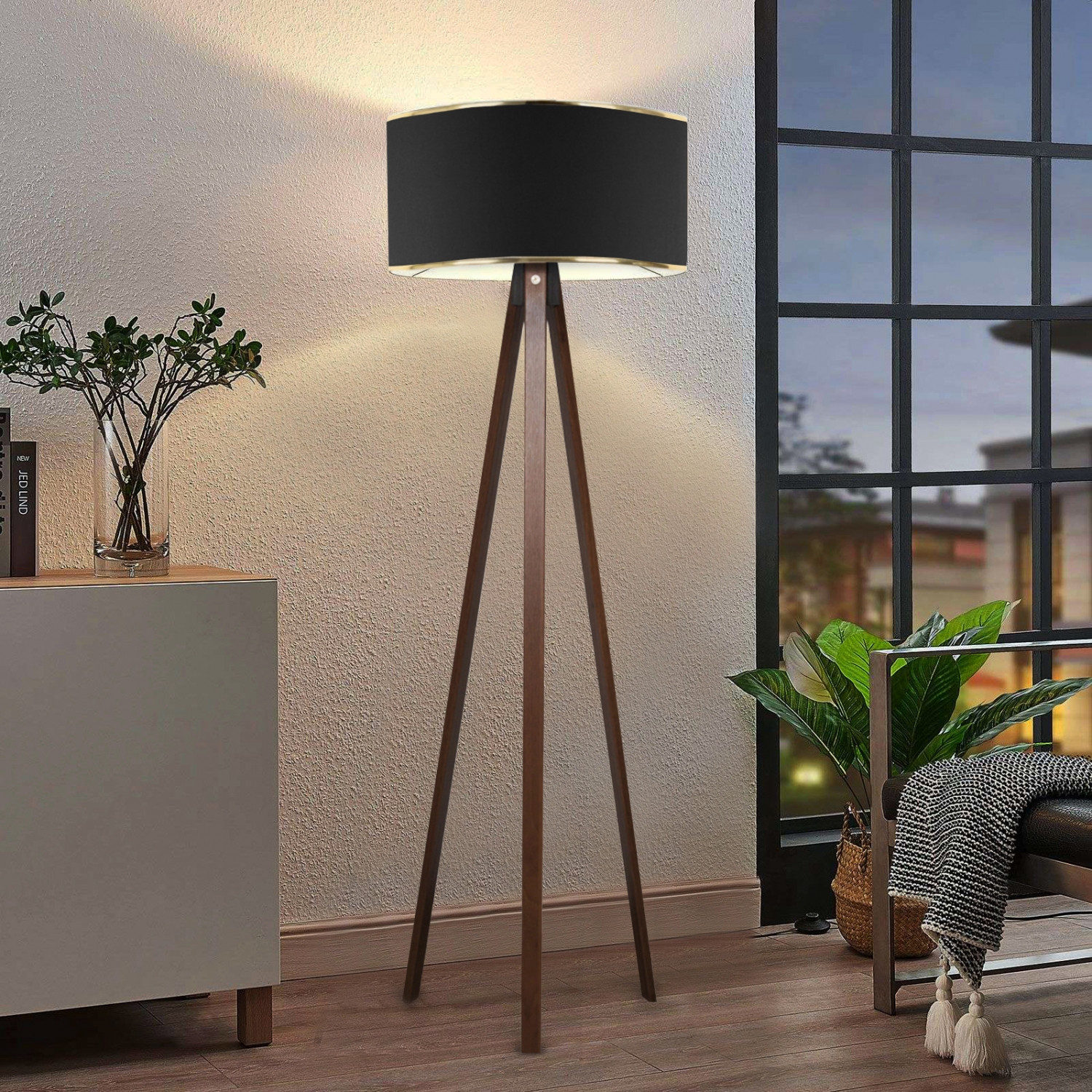 Podna lampa AYD-2983 Crna