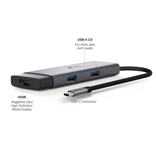 Docking station TP-Link UH5020C USB-C HDMI/2xUSB 3.0/USB-C/PD 100W