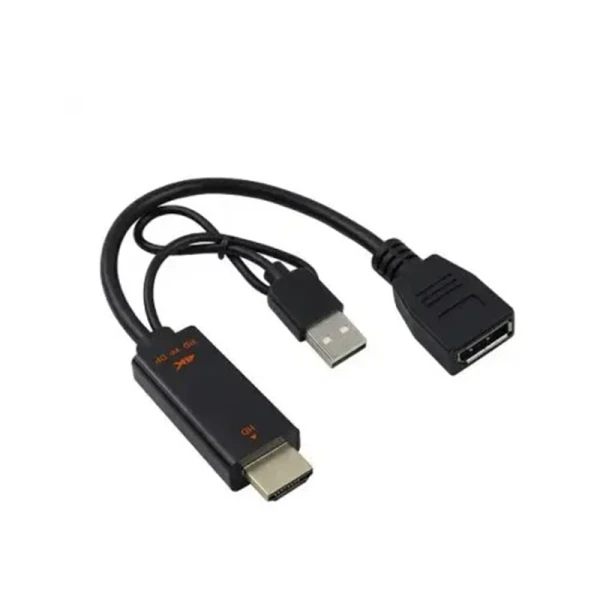 HDMI M. na Displayport M. F. Konvertor Kettz H2DP-023 0.23CM 4K 60Hz