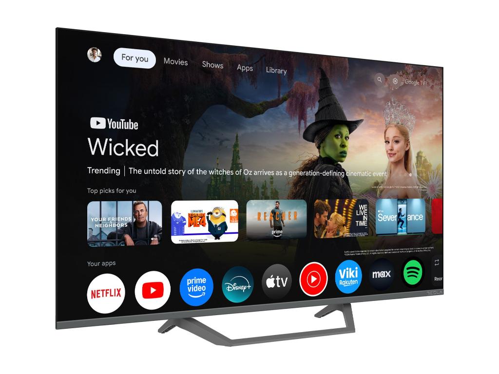Televizor TESLA Q43E665GFS/QLED/43"/smart/Google TV/siva