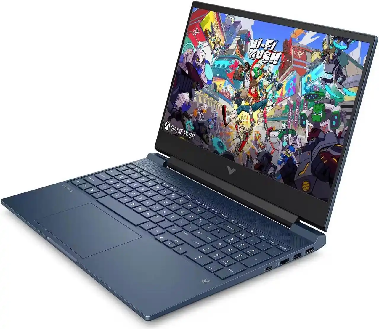 Laptop HP Victus 15-FA0033 15.6 FHD IPS 144Hz/i5-12450H/16GB/NVMe 512GB/RTX3050 4GB/blue