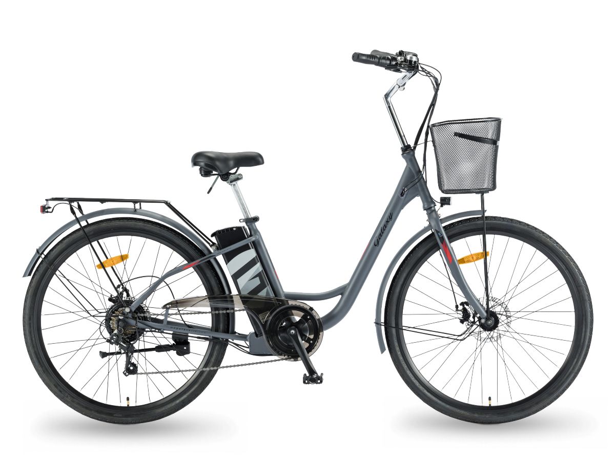 Električni Bicikl 28" Barcelona (250W 36V/10.4Ah Lithium) Siva Mat