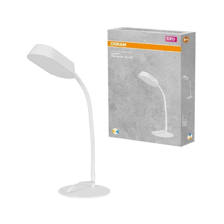 Stona LED lampa sa podešavanjem svetla i USB punjenjem 10W OSRAM bela