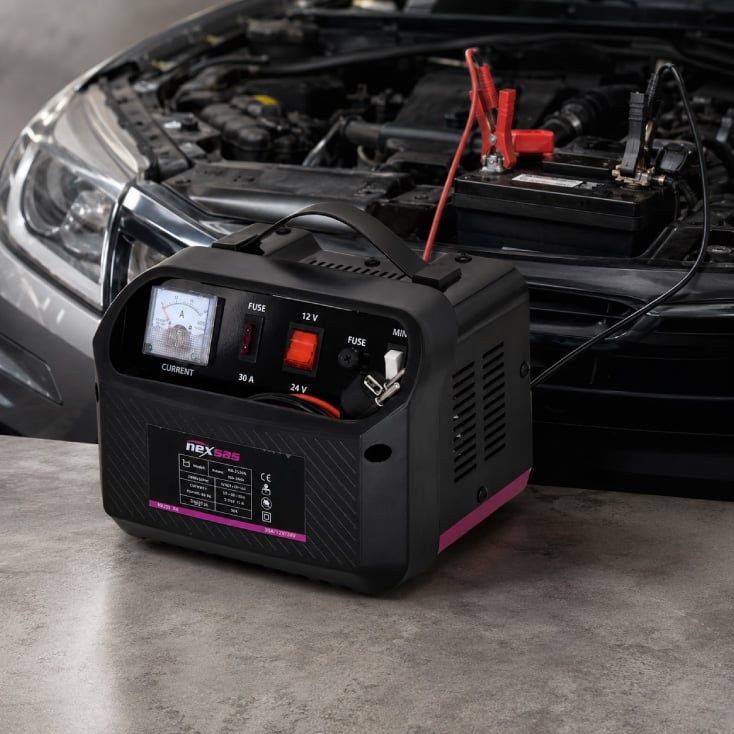 NEXSAS punjač akumulatora NXCB 10P, 12V/24V, 10A
