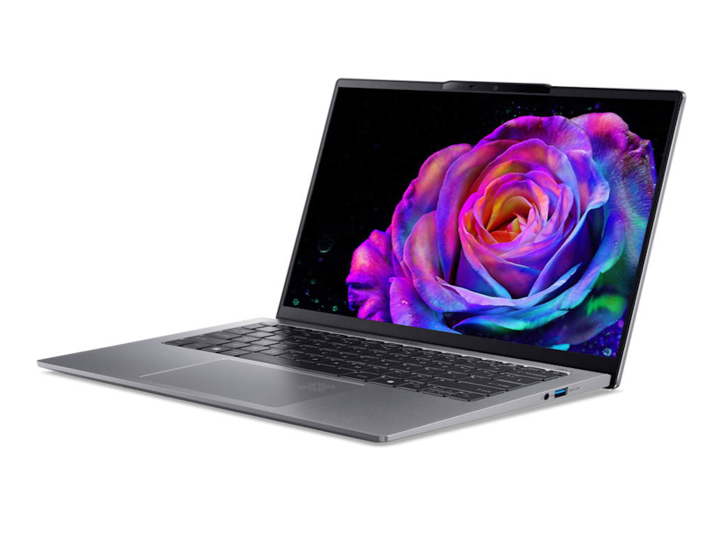 Laptop ACER Swift Go 14 AI SFG14-64 Win11H/14" WUXGA OLED/Ryzen 5 AI 340/16GB/512GB SSD/srebrna