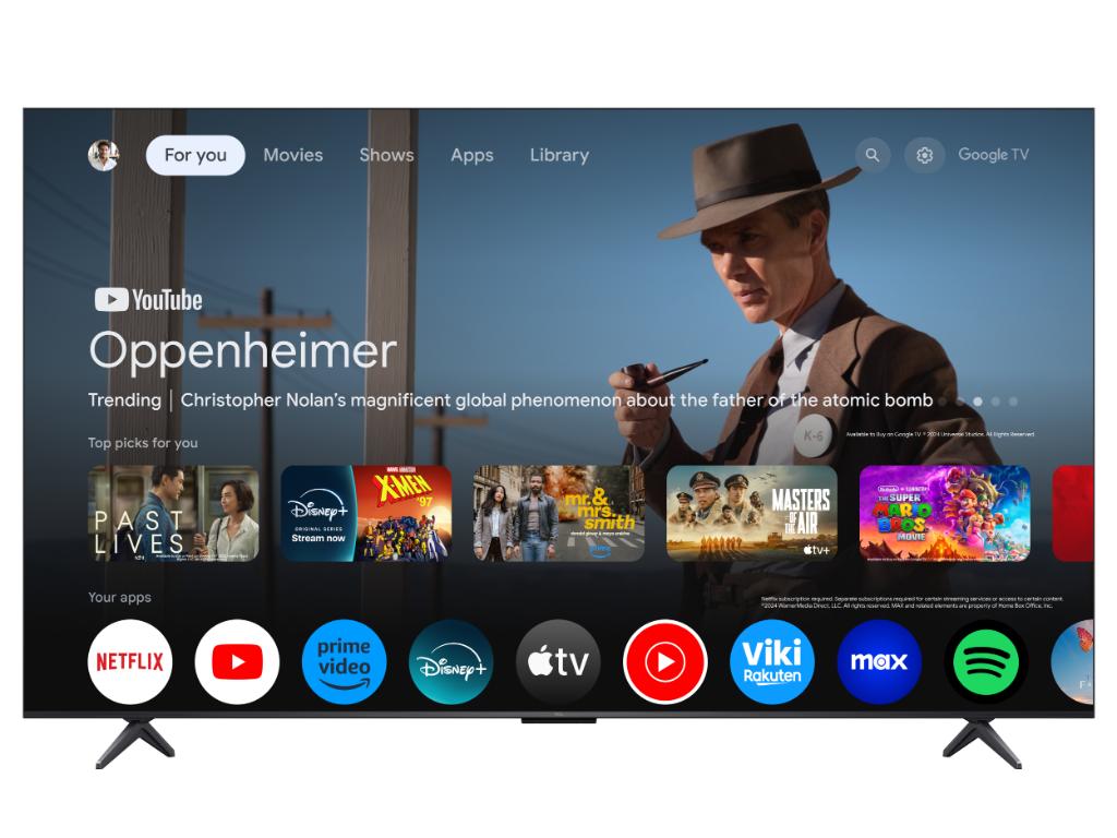 Televizor TCL 85C6K/QLED-Mini LED/85"/4K UHD/144Hz/Google TV/crna