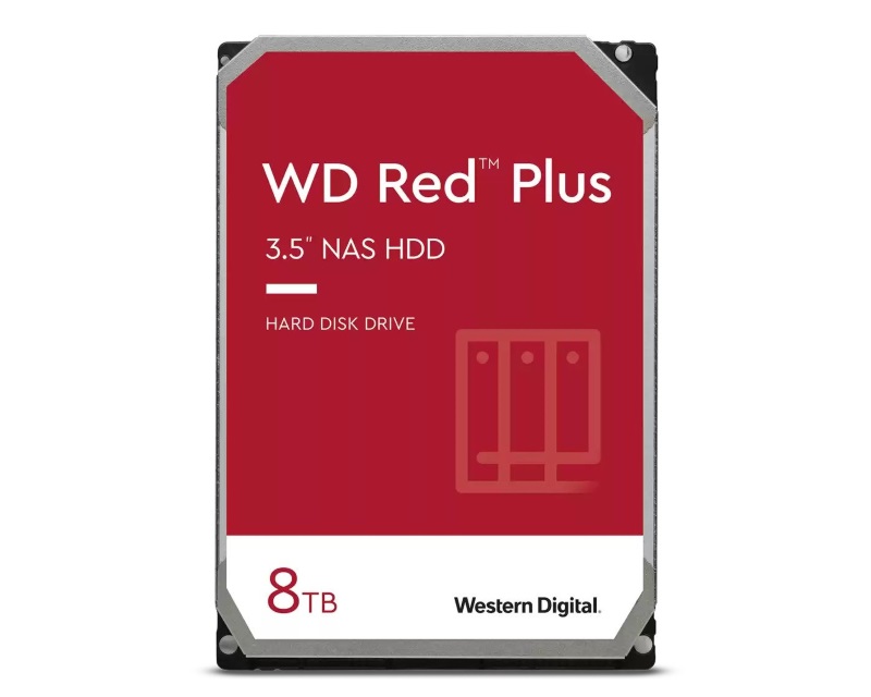 8TB 3.5 inča SATA III 128MB WD80EFZZ Red Plus outlet