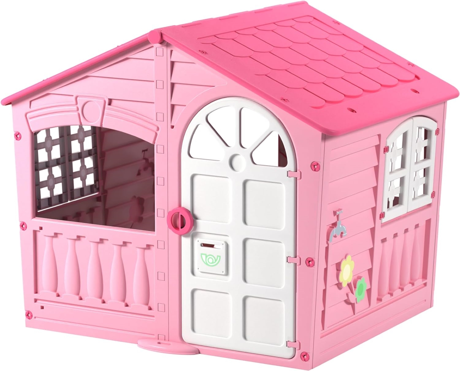 PLASTIČNA KUĆICA ZA DECU - VELIKA PINK M782