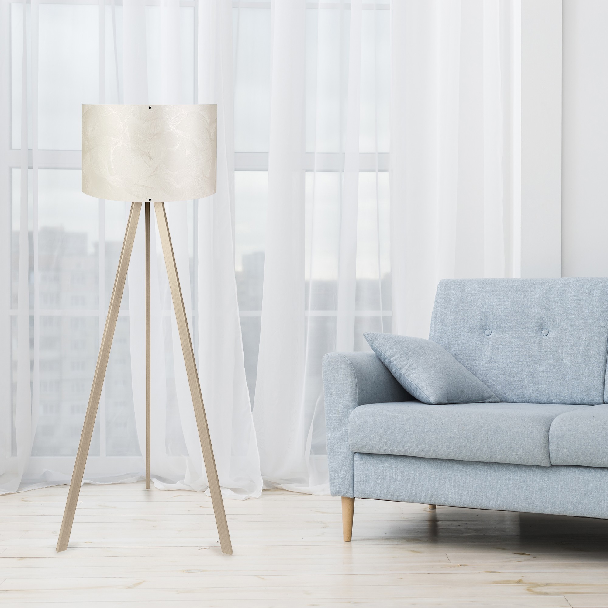 Podna lampa AYD-1806 Bež, Antik