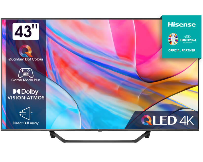 HISENSE 43" 43A7KQ QLED 4K UHD Smart TV