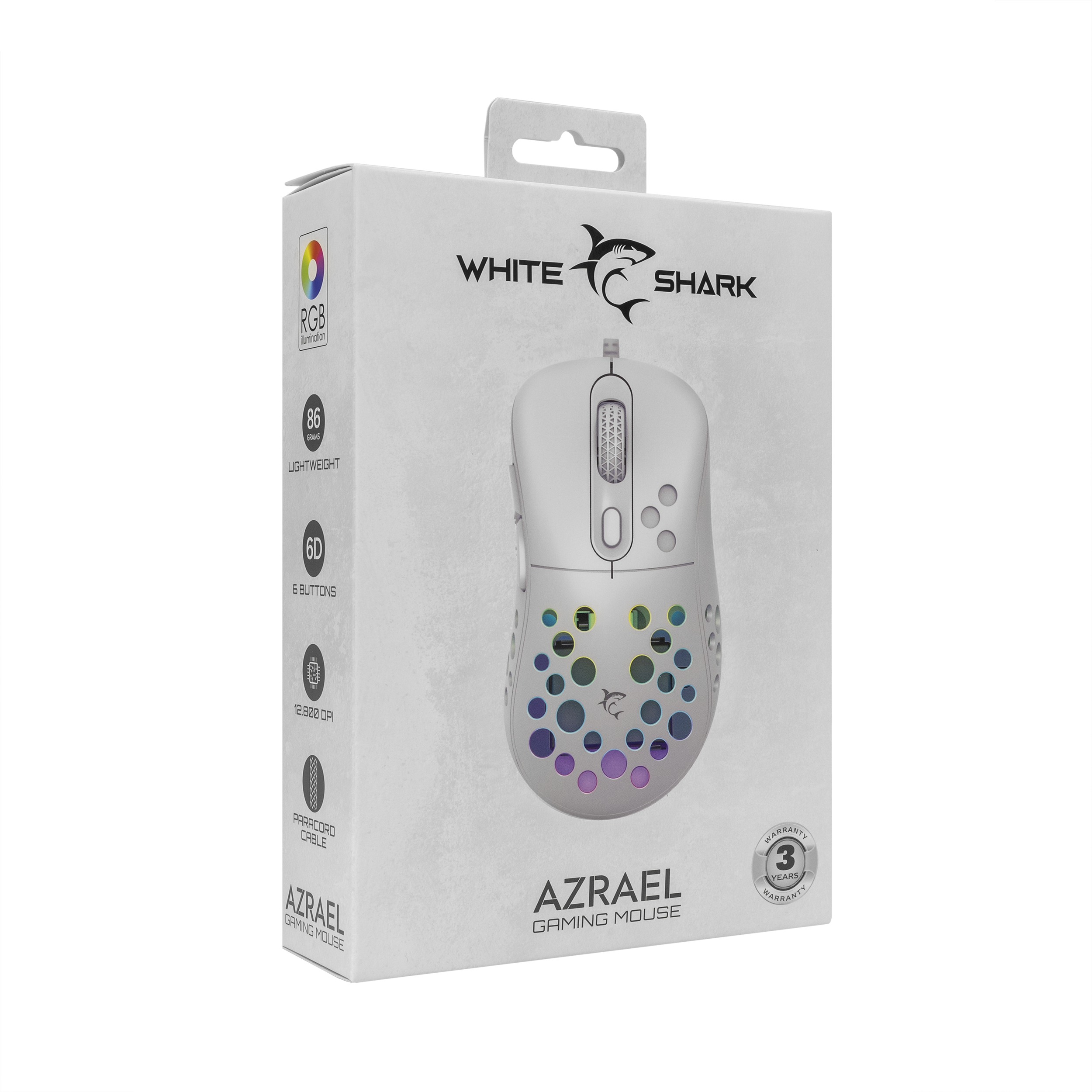 WS GM 5013 AZRAEL, Mouse White