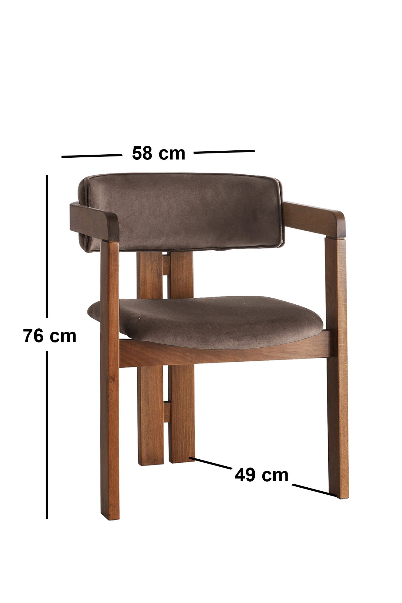 Stolica CO - 030 Orah, Braon