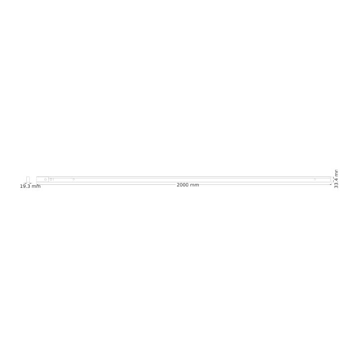 OSRAM bela monofazna šina 2m
