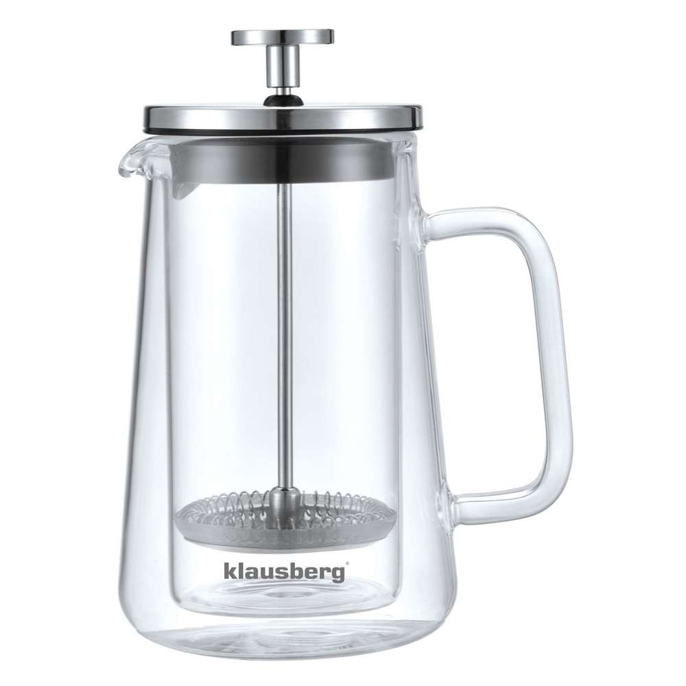 KLAUSBERG KB7684 FRENCH PRESA ZA KAFU I ČAJ STAKLO 350ML