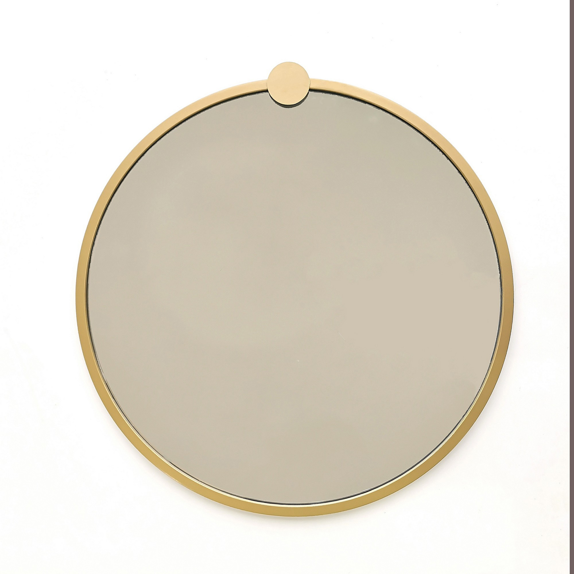Ogledalo Gold Metal Çerçeve Yuvarlak Ayna A708 Zlatna