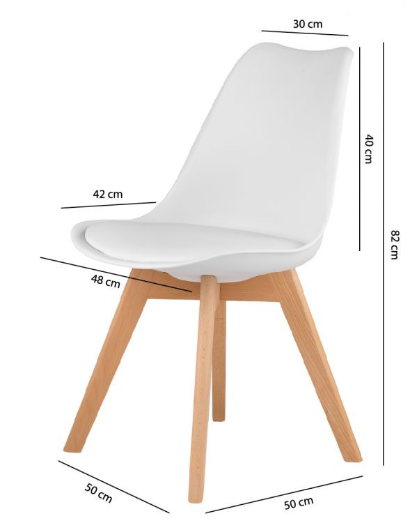 NAPOLI SET 4 STOLICE WHITE