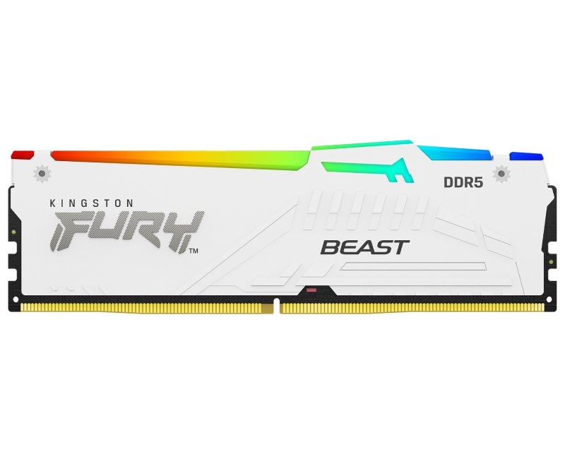 DIMM DDR5 64GB (2x32GB kit) 6000MT/s KF560C36BWEAK2-64 FURY Beast RGB White EXPO