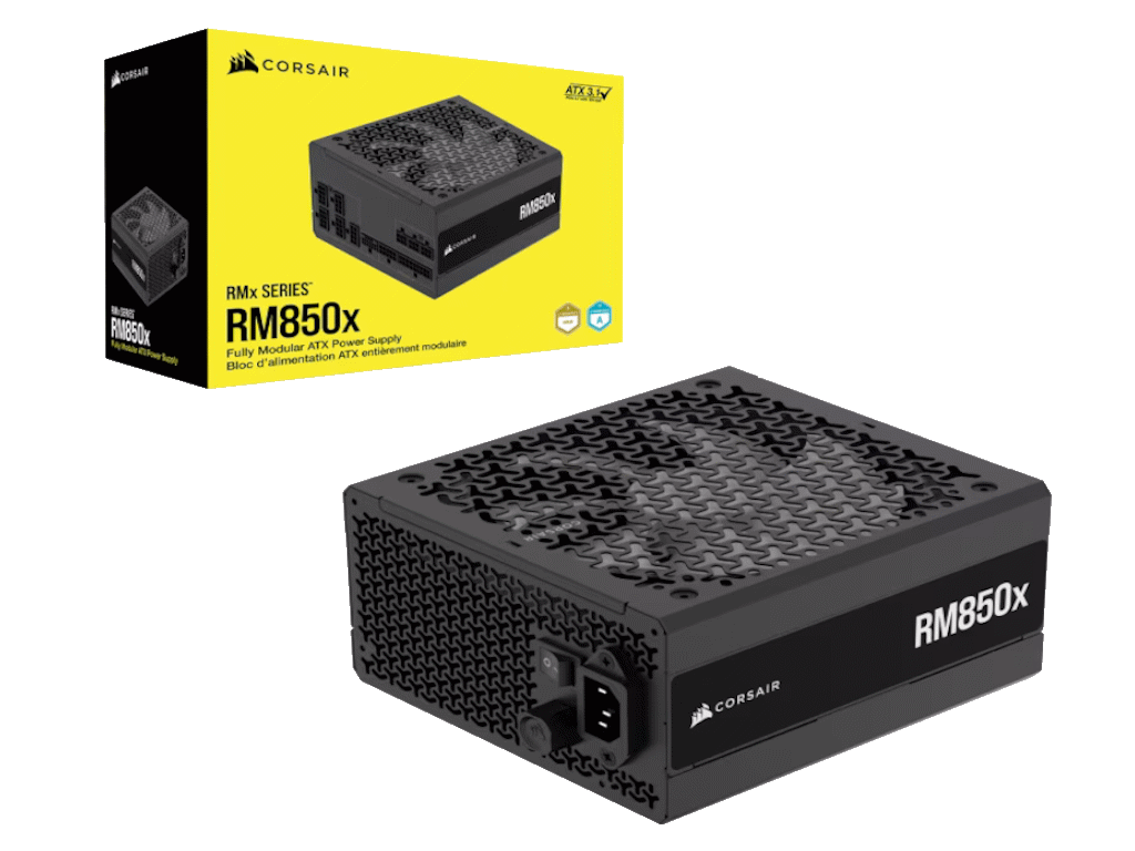 NAPAJANJE CORSAIR RM850x 850W/ATX 3.1/80+GOLD/modularno/CRNA