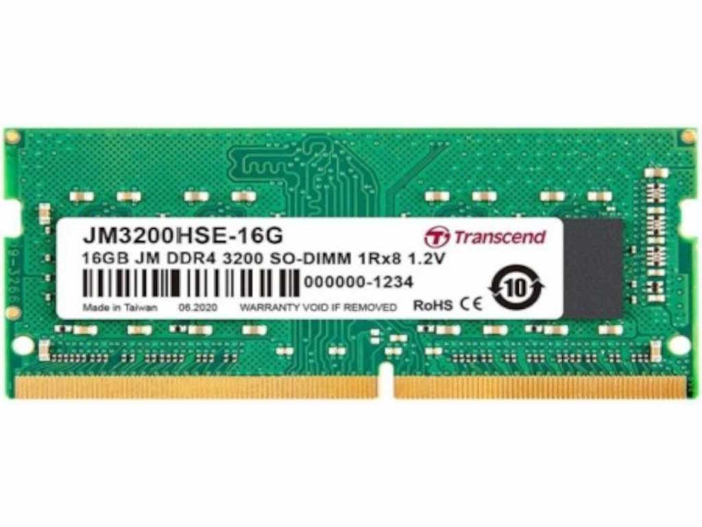 Memorija TRANSCEND 16GB/SODIMM/DDR4/3200MHz/CL22/crna