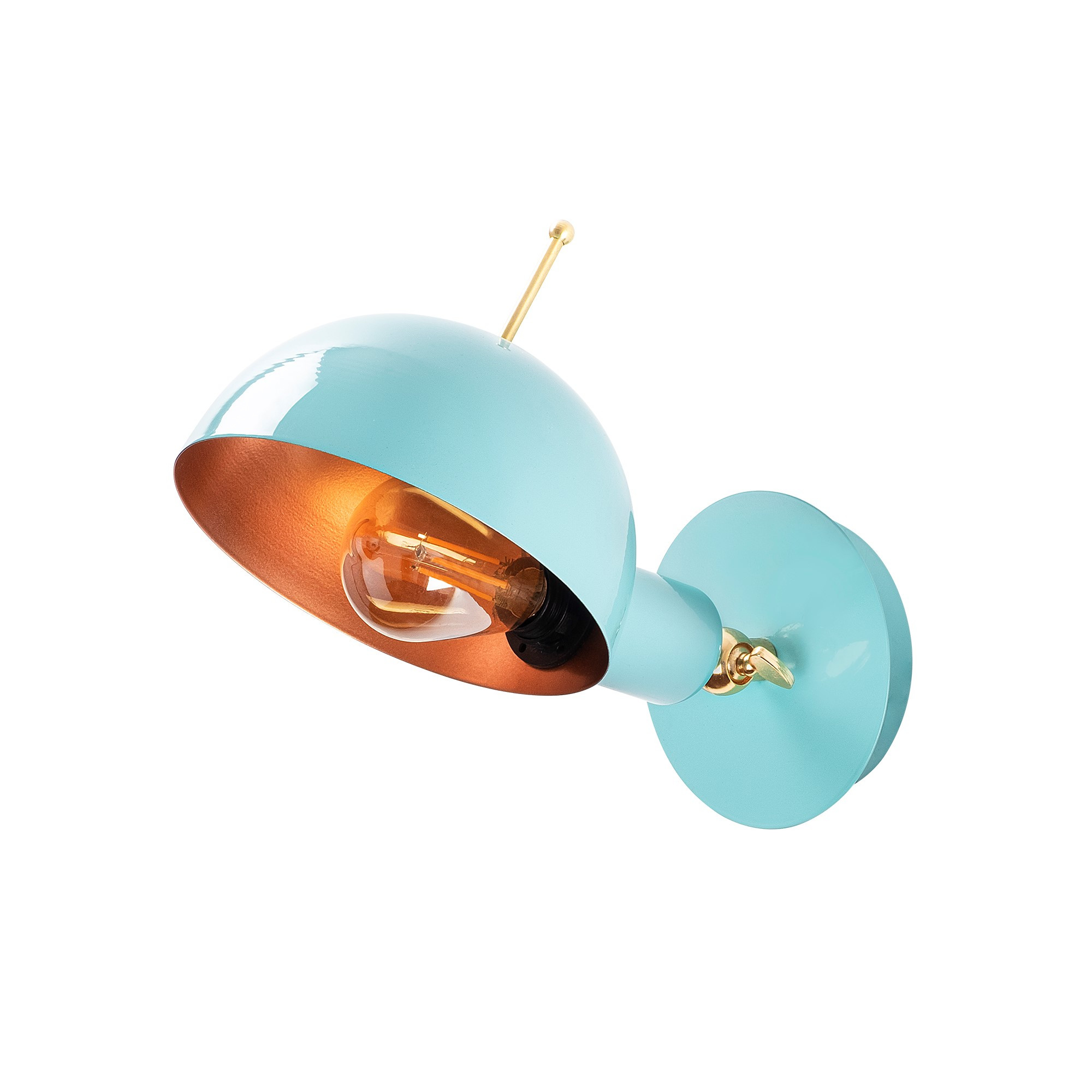 Zidna lampa Sivani - MR-654 Tirkizna, Bakarna