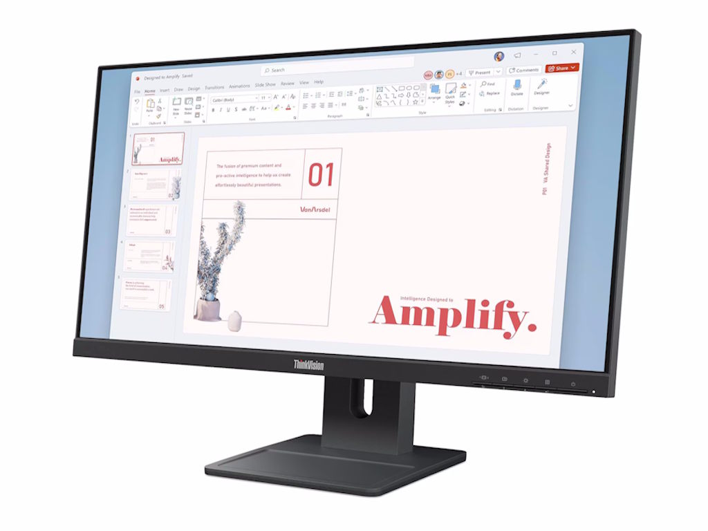 Monitor LENOVO ThinkVision E24-40 23.8"/IPS/1920x1080/100Hz/4ms/1xHDMI,DP,VGA/Swivel,Pivot,Height/cr