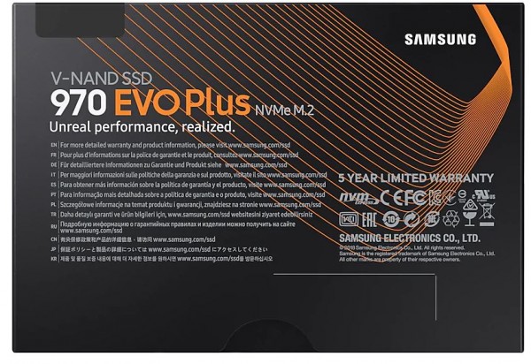 SSD M.2 NVMe 2TB Samsung 970 Evo Plus, 3500/3300MBs MZ-V7S2T0BW