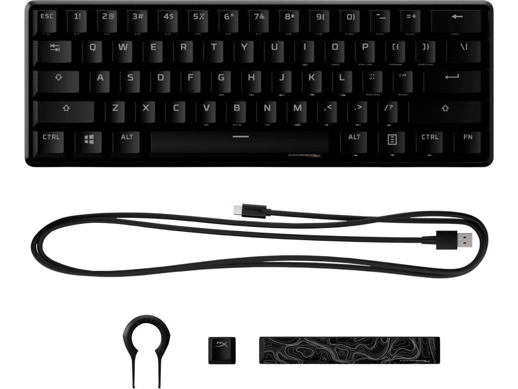 Tastatura HP HyperX Alloy Origins 60/Mehanicka/Gaming/ HX Red/US Layout/4P5N4AA/crna