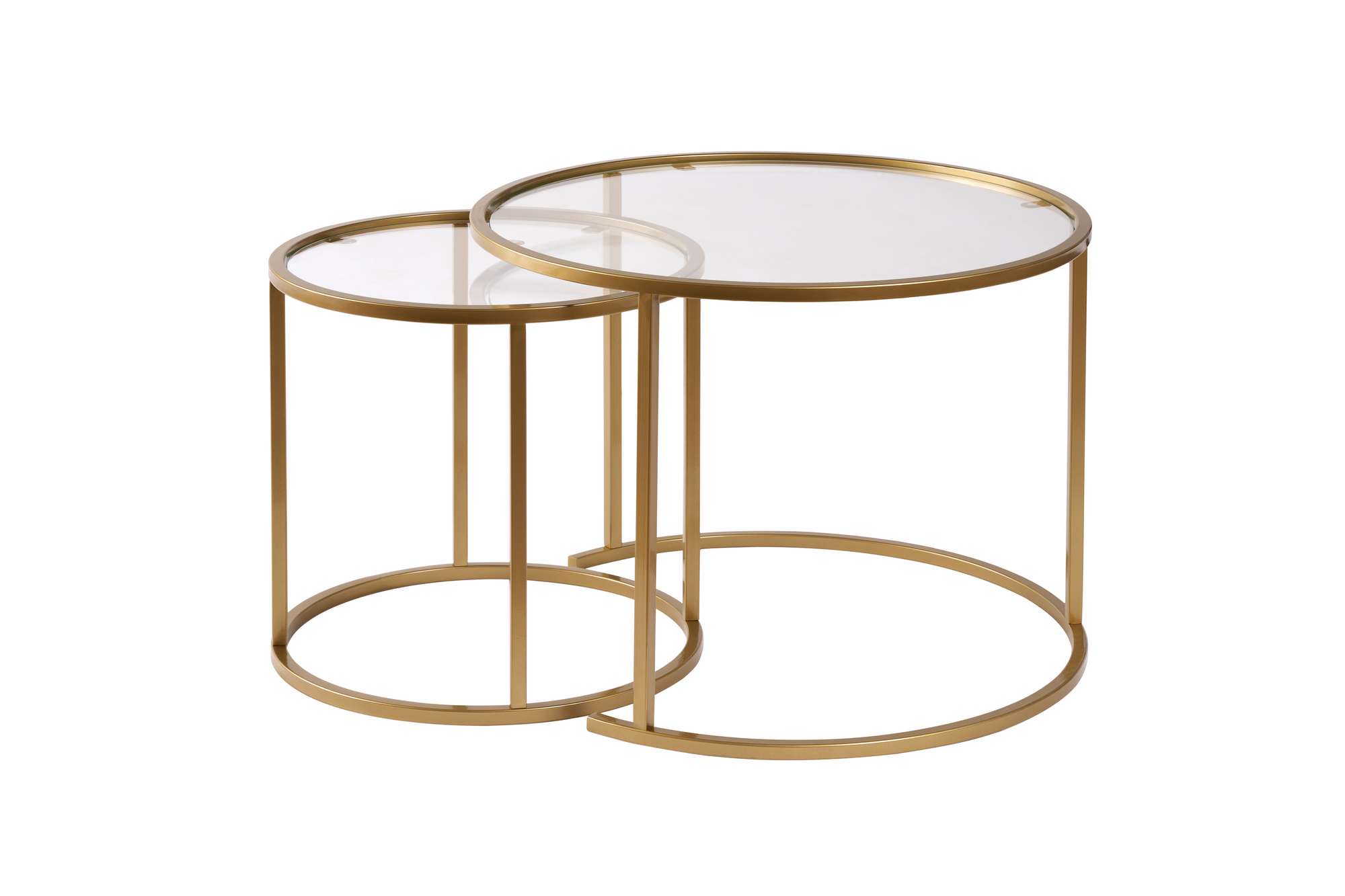 Set klub stolova Aurum - 60, 42 - Zlatna, Providna