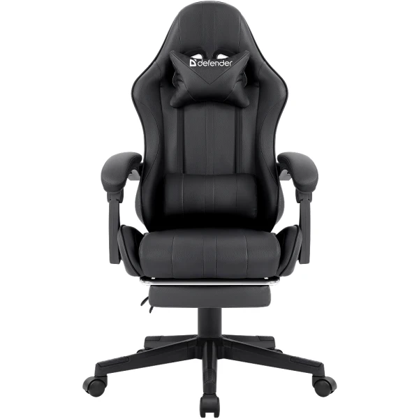 Gaming stolica Defender Azure crna