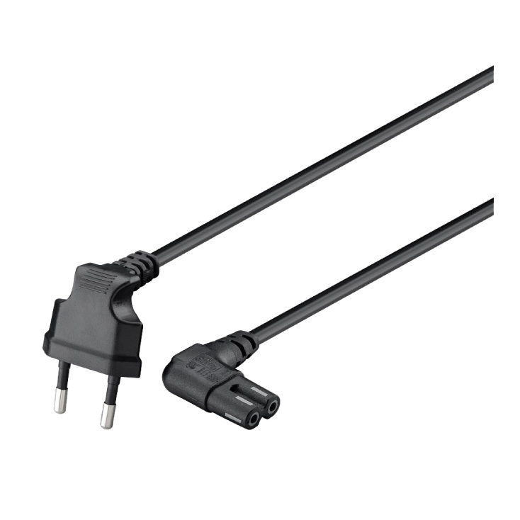 Strujni kabel 1,5m sa priključcima pod uglom