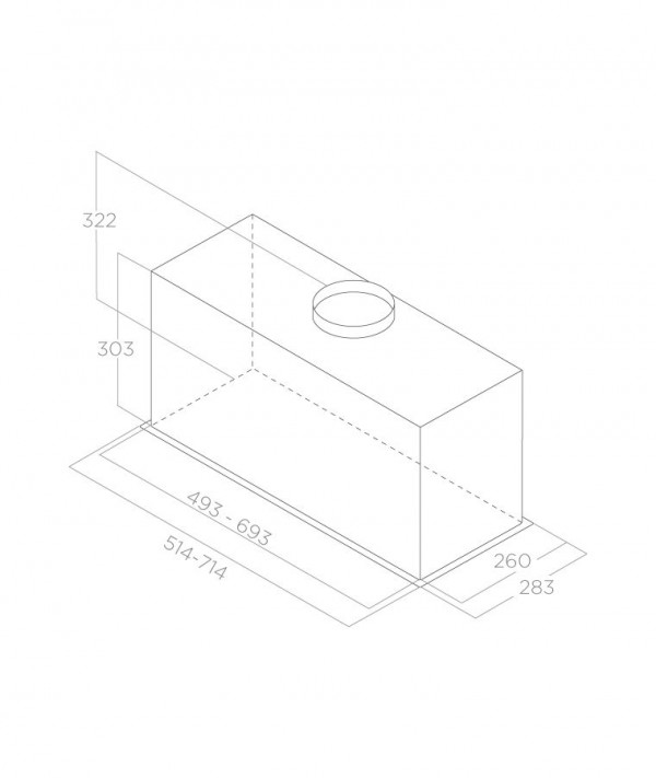 Aspirator LANE B BL MAT/A/52