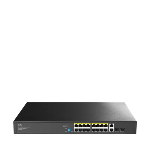 Svič 10/100/1000 16-port Cudy GS1018PS2/16 PoE+/2x Uplink/2x SFP/200W