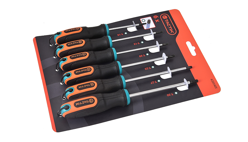 TACTIX Set 6 kom. Odvijača/šrafcigera TORX T
