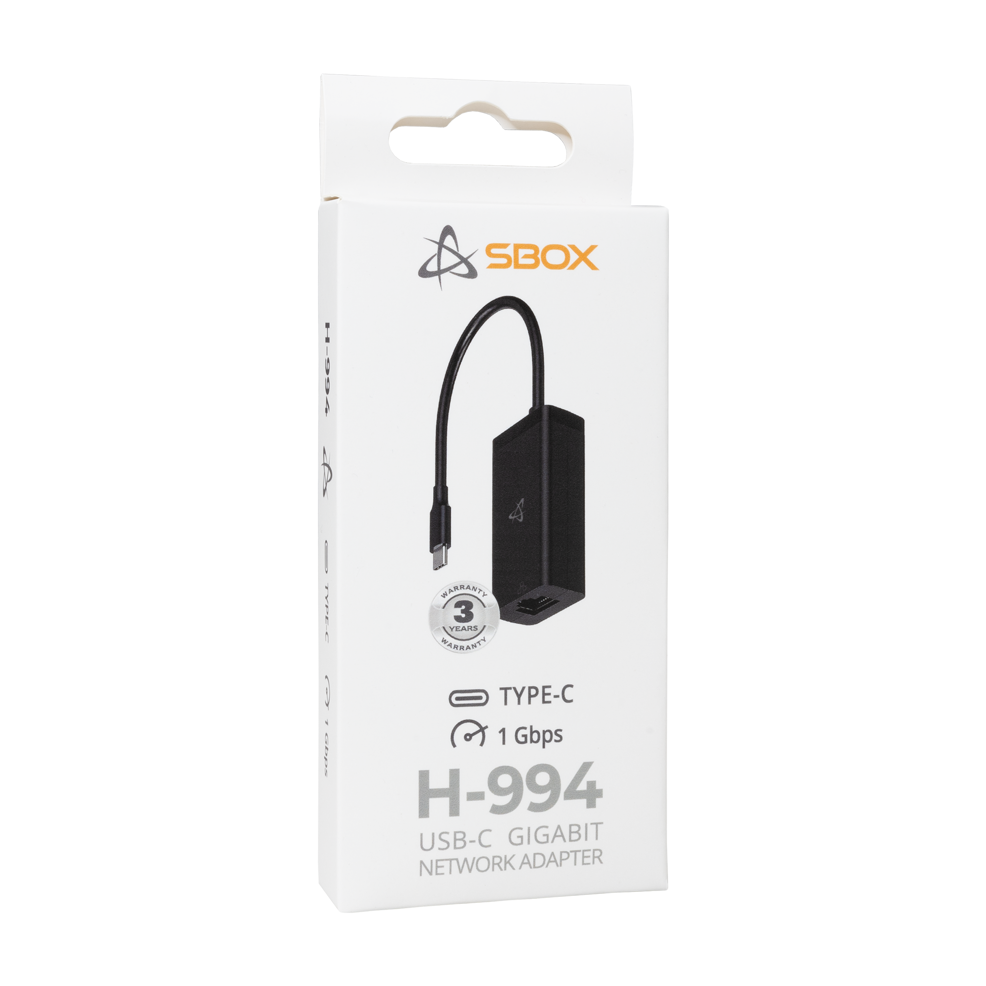 S BOX Adapter H 994 USB C - Gigabit Ethernet