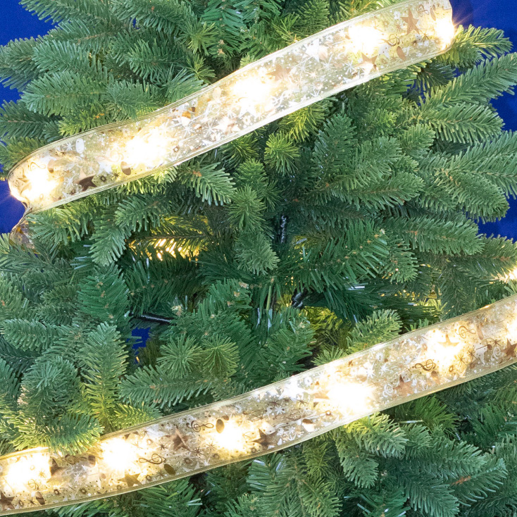 LED svetleći niz zlatna traka sa 100 LED dioda