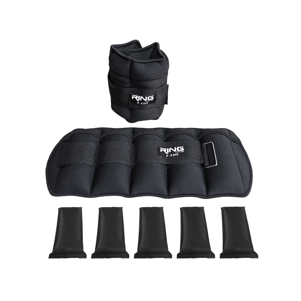 RING tegovi sa cickom za zglobove stelujuci 2x2,5kg-RX LKW-1231