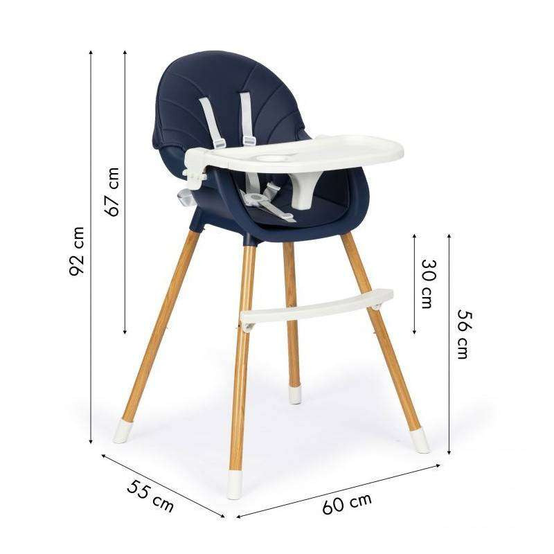 HRANILICA ZA BEBE 2U1 ECO DARK BLUE