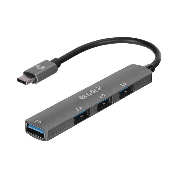 Adapter S-link SW-U324 USB 3.0 na USB-C 3 port USB 2.0