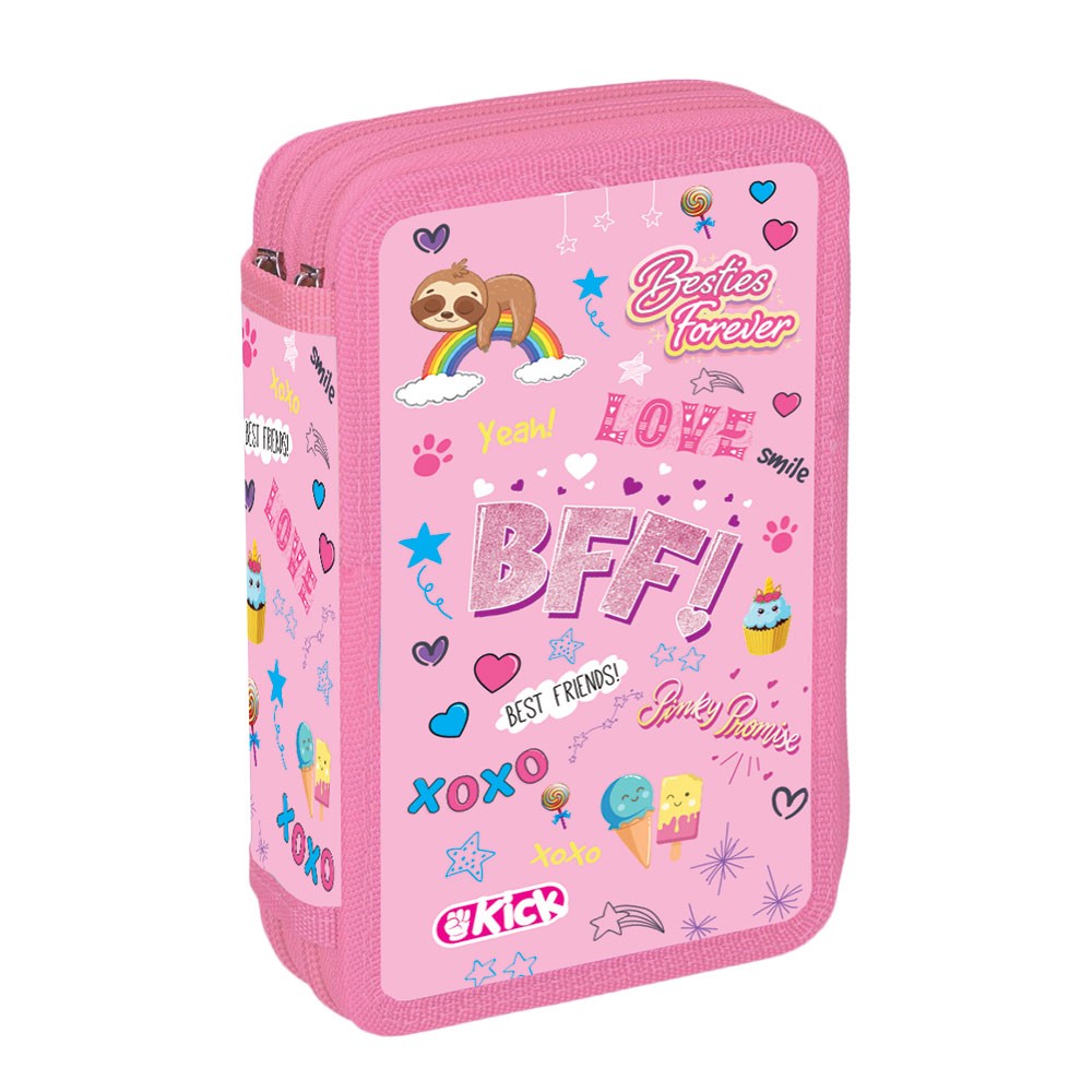 PERNICA SA 2 ZIPA, 600D, 19X12X4CM - PUNA - BFF