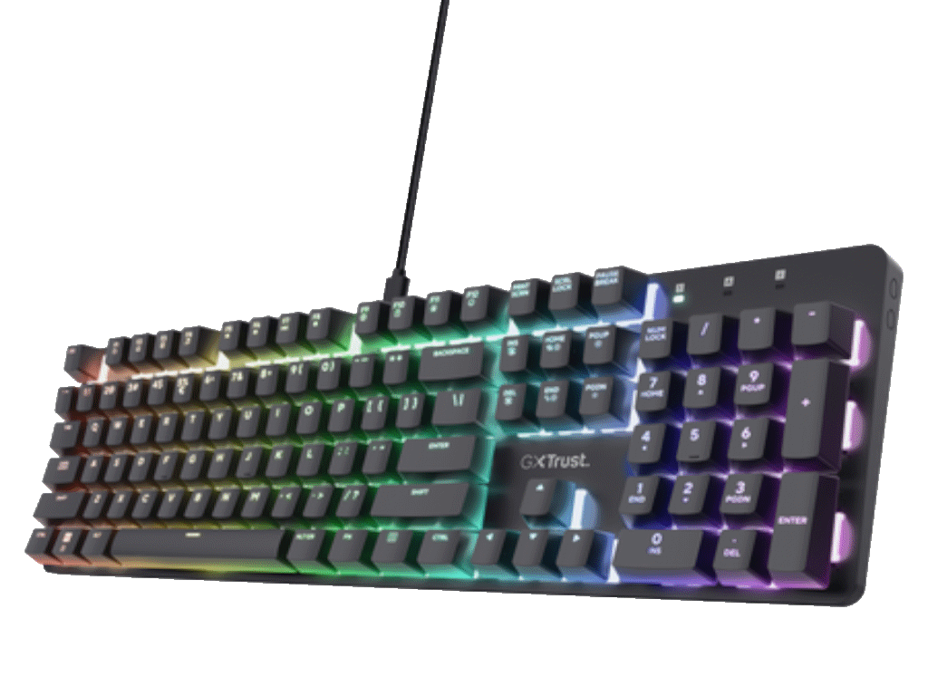 Tastatura TRUST GXT871 ZORA mehanicka/US/RGB/crna