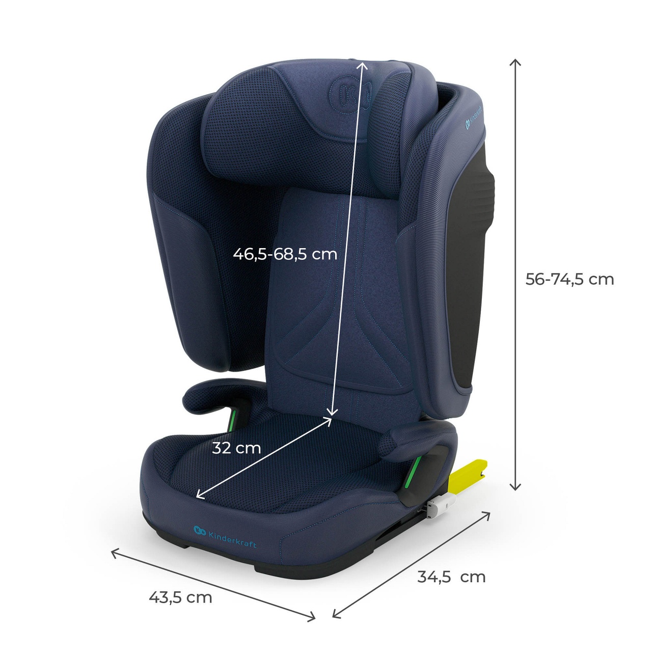 Kinderkraft auto sediste UNITY 2 I-Size NAVY