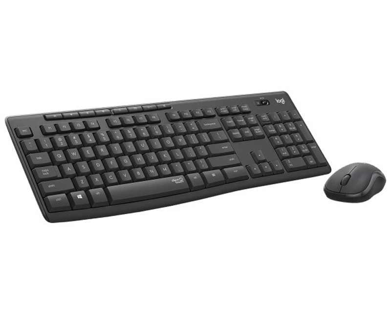MK295 Silent Wireless Combo US tastatura + miš crna