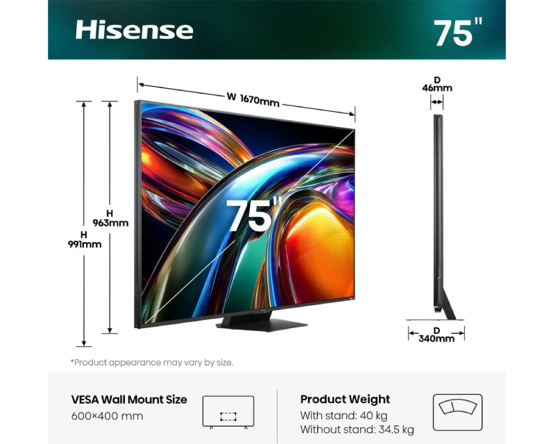 75 inča 75UR9S ULED RGB Mini LED 4K UHD Smart TV
