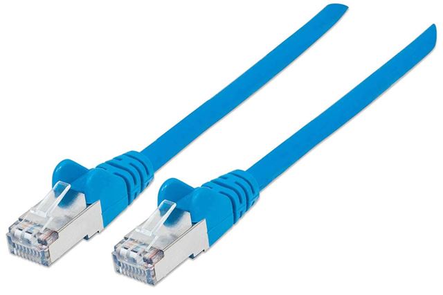 Kabl Intellinet Patch, Cat6 compatible, U/UTP, 5m, plavi 343305