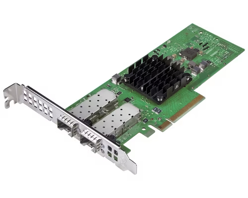 540-BDHY Broadcom 57414 Dual Port 10/25GbE SFP28 Adapter, PCIe Full Height, Customer Kit, V2