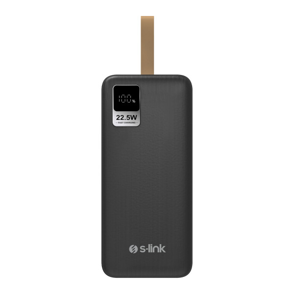 Powerbank S-LINK G330 30000mAh LCD/PD20W/crni