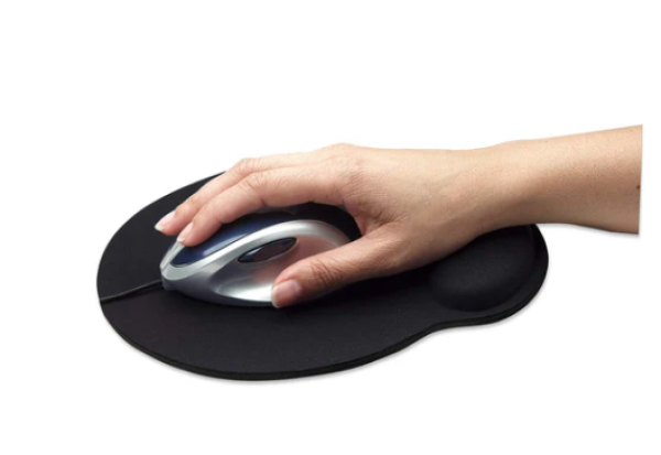 Podloga za miša Manhattan Wrist-Rest 434362, black
