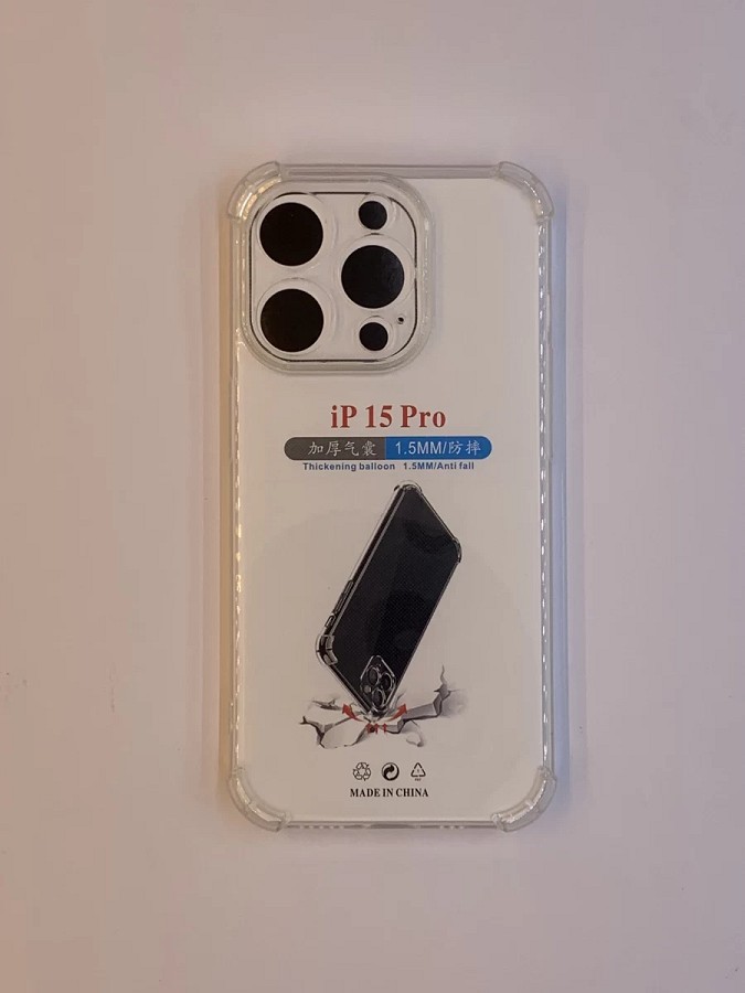 iPhone 15 Pro transparent sa ojačanim ivicama