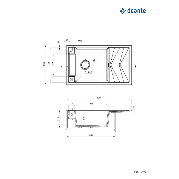 Deante sudopera magnetic ZRM S113