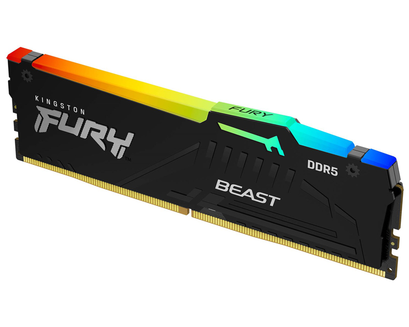 DIMM DDR5 16GB 6000MT/s KF560C30BBEA-16 FURY Beast Black RGB EXPO